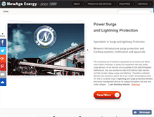 Tablet Screenshot of newage-energy.net